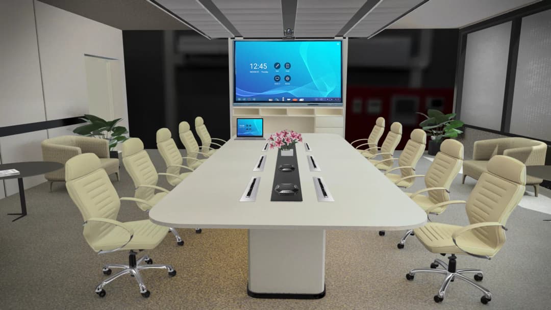 Video conference room setup