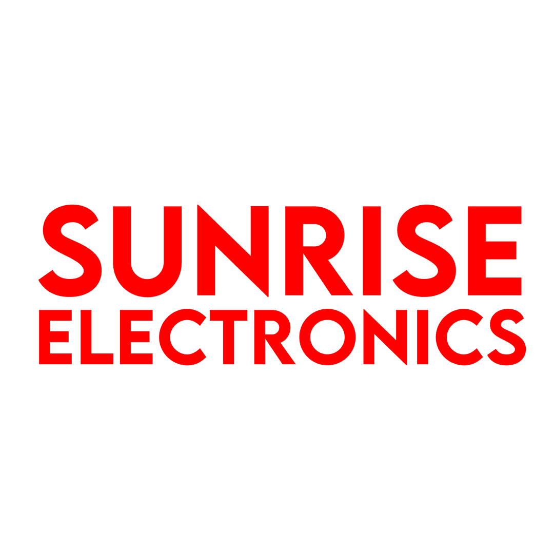 Sunrise Electronics logo accent